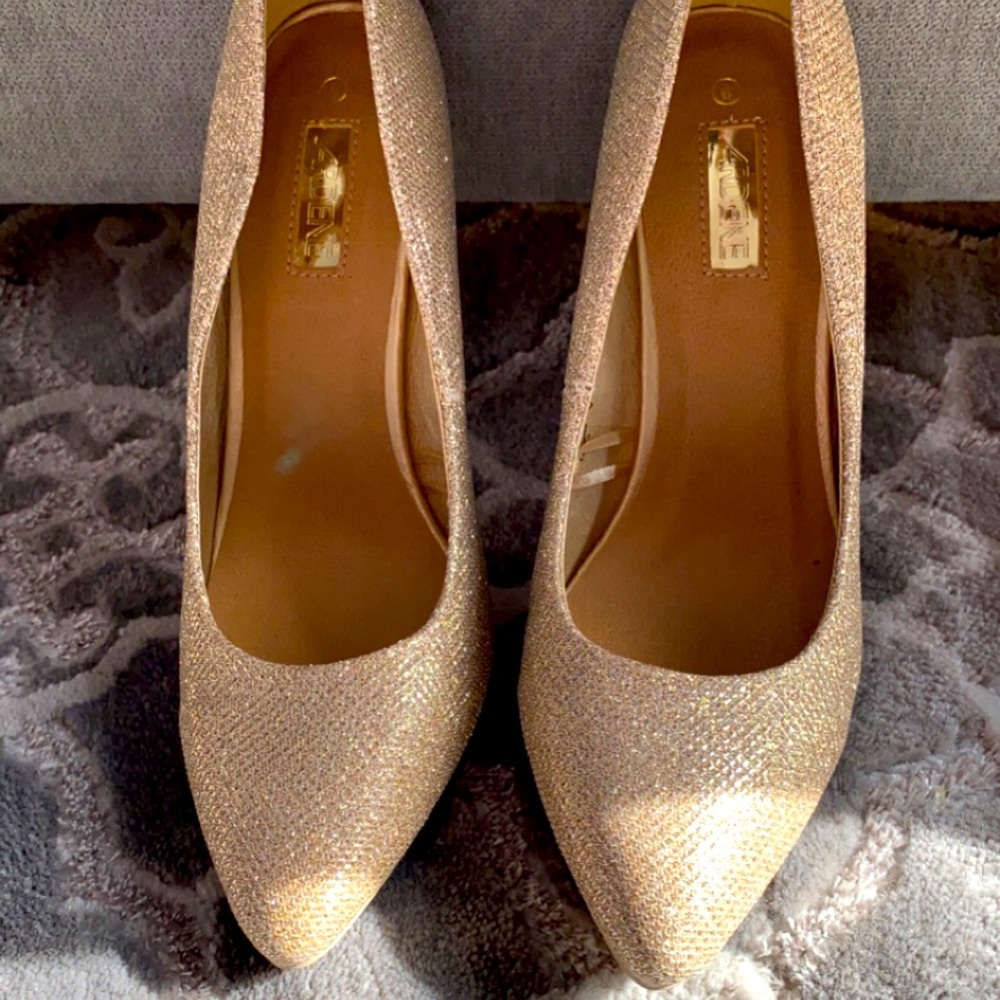 Golden Shinny Heel 9